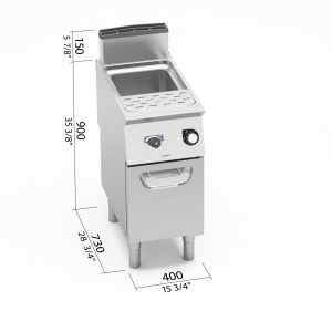 CUECE PASTAS A GAS S700 BERTOS MOD SG7CP40M