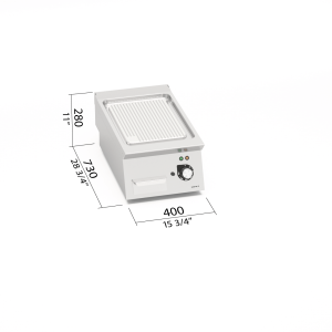 FRY-TOP ACANAL ELE COMPOUND S700 BERTOS SE7FR4BCPD