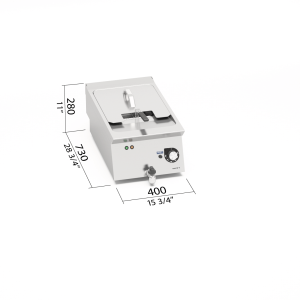 FREIDORA ELECT SOBREMESA 10L S700 BERTOS SE7F10-4B