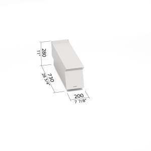 MUEBLE NEUTRO SOBREMESA 200 S700 MOD SN7T2B