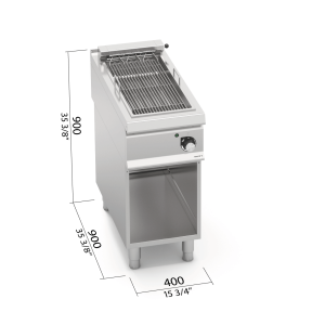 PARRILLA ELECTRICA 400 S900 BERTOS SE9CG40M