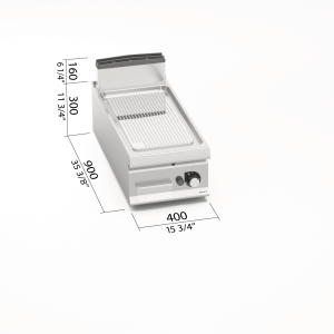FRYTOP RANU GAS COMPOUND BERTOS LX900 LXG9FR4/CPD