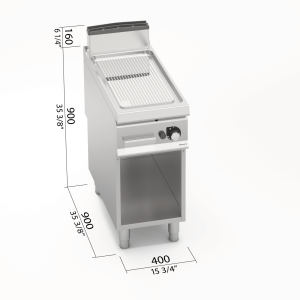 FRYTOP ACANAL GAS COMPOUND BERTOS S900 SG9FR4M/CPD