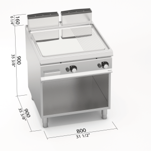 FRYTOP LISO/ACA COMPOUND BERTOS S900 SG9FM8M-2/CPD