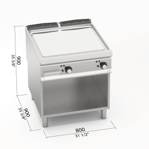 FRYTOP LISO EL COMPOUND BERTOS S900 SE9FL8MP-2/CPD
