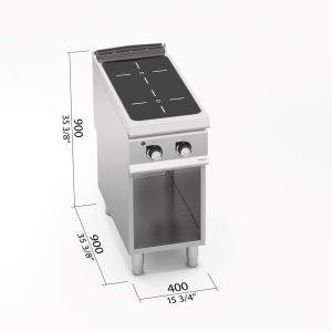 VITROCERAMICA 2 FUEGOS S900 BERTOS SE9P2MP/VTR