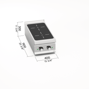 COCINA INDUCCION 2 FUEGOS LX900 MOD. LXE9P2/IND