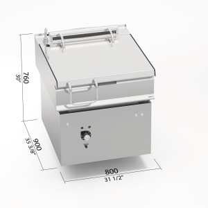 SARTEN BASCUL ELE MOTOR LX900 80L LXE9BR8/I+RM+CDP