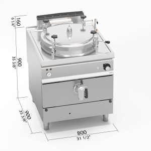 MARMITA AUTOCLAVE GAS 100LT BERTOS M900 SG9P10IA