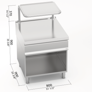 NEUTRO 800+SOPORTE SALAMANDRA BERTOS S900 SN9-8M+S