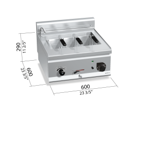 CUECE PASTAS 600 ELECT 25 LTS E6CP6B BERTOS