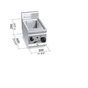 CUECE PASTAS 300 ELECT 11 LTS E6CP3B BERTOS