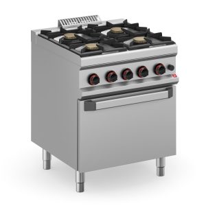 COCINAS 4 FUEGOS A GAS CON HORNO NEO700 (CG77+FG)