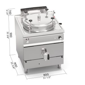 MARMITA AUTOCLAVE GAS 150LT BERTOS M900 SG9P15IA
